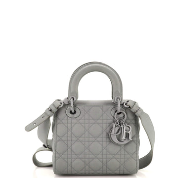 Christian Dior Ultra Matte My ABCDior Lady Dior Bag Cannage Quilt Calfskin