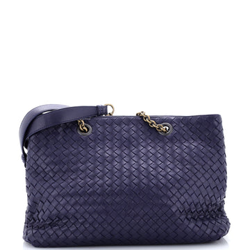 Bottega Veneta Double Chain Tote Intrecciato Nappa Medium