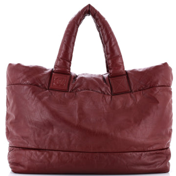 Chanel Coco Cocoon Reversible Tote Quilted Lambskin Large