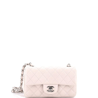 Chanel Classic Single Flap Bag Quilted Lambskin Mini
