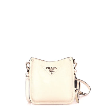 Prada Logo Strap Crossbody Bag Vitello Daino Mini