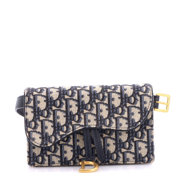 Christian Dior Saddle Rectangular Belt Bag Oblique Canvas