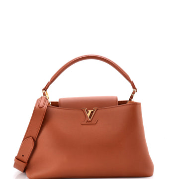 Louis Vuitton Capucines Souple Bag Leather MM
