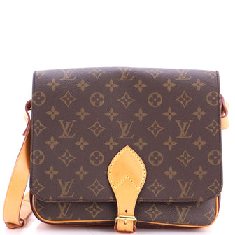 Louis Vuitton Cartouchiere Handbag Monogram Canvas GM