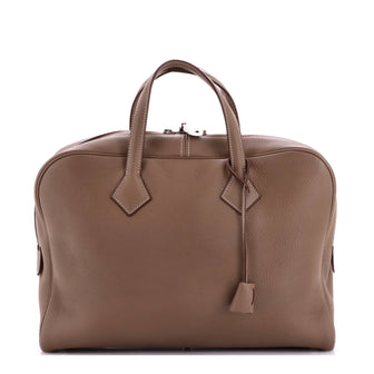 Hermes Victoria Travel Bag Clemence 43