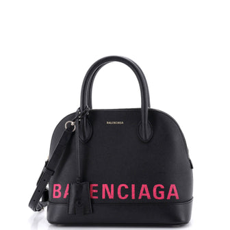 Balenciaga Logo Ville Bag Leather Small