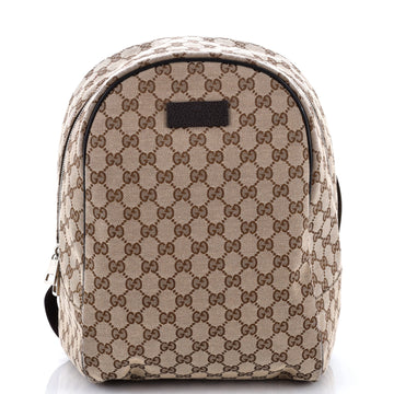 Gucci Zip Around Travel Backpack GG Canvas