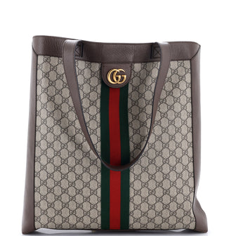 Gucci Ophidia Soft Open Tote GG Coated Canvas Large