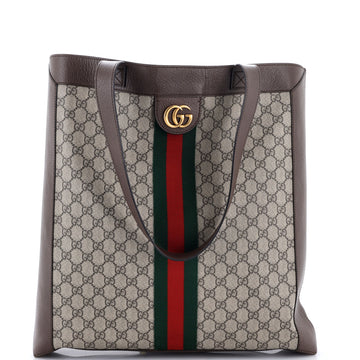 Gucci Ophidia Soft Open Tote GG Coated Canvas Large