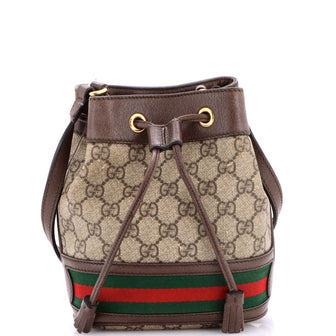 Gucci Ophidia Bucket Bag GG Coated Canvas Mini