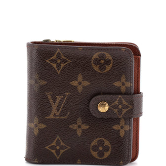 Louis Vuitton Compact Zippe Wallet Monogram Canvas