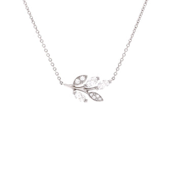 Tiffany & Co. Vine Pendant Necklace Platinum with Diamonds