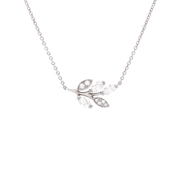 Tiffany & Co. Vine Pendant Necklace Platinum with Diamonds