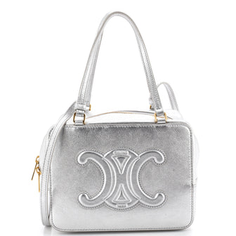 Celine Cuir Triomphe Folded Cube Bag Leather