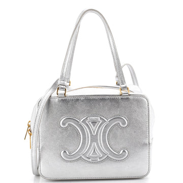 Celine Cuir Triomphe Folded Cube Bag Leather