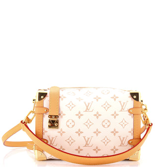 Louis Vuitton Side Trunk Handbag Monogram Dune Canvas PM