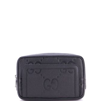 Gucci Belt Bag Jumbo GG Embossed Leather Small