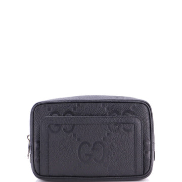 Gucci Belt Bag Jumbo GG Embossed Leather Small