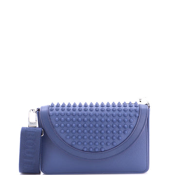 Christian Louboutin Explorafunk Wallet On Chain Spiked Leather