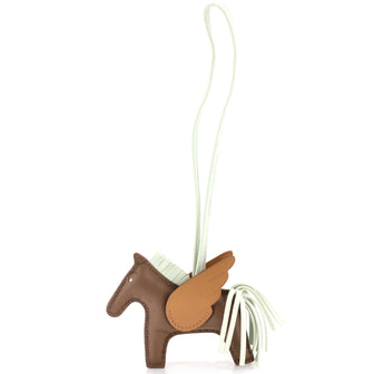Hermes Pegase Rodeo Bag Charm Leather PM