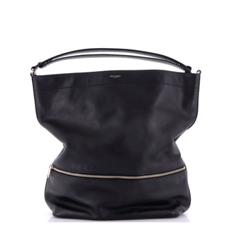 Saint Laurent Paris Long Hobo Leather