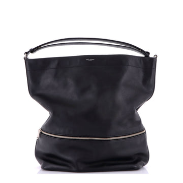 Saint Laurent Paris Long Hobo Leather