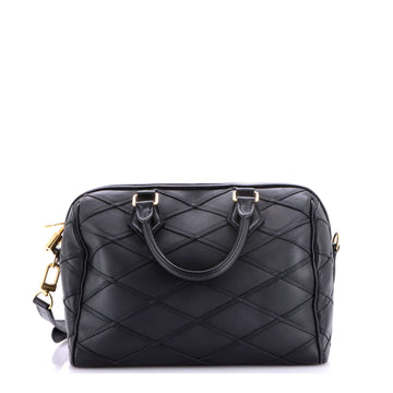 Louis Vuitton Speedy Bandouliere Bag Malletage Leather 25