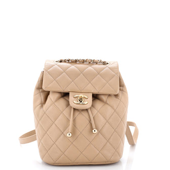 Chanel Urban Spirit NM Backpack Quilted Caviar Mini