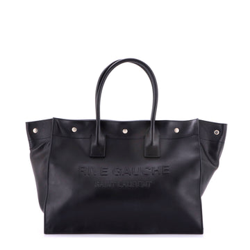 Saint Laurent Rive Gauche Shopper Tote Leather Small