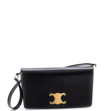 Celine Trapeze Triomphe Shoulder Bag Smooth Calfskin