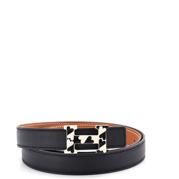 Hermes H Email Coeur Reversible Leather Thin