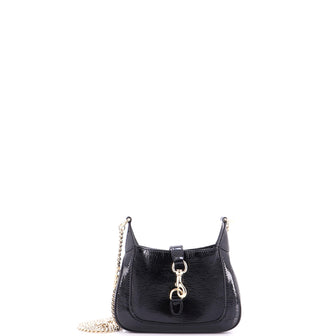 Gucci Jackie Notte Chain Hobo Patent Mini