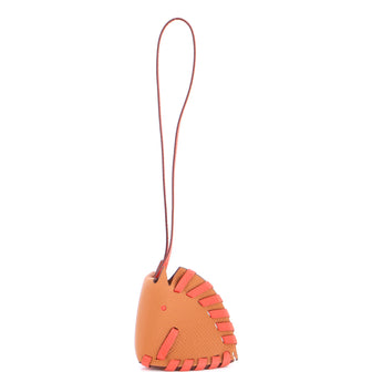 Hermes Cheval Tresse Bag Charm Leather