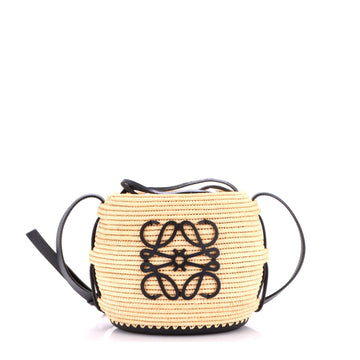 Loewe x Paula Ibiza Beehive Basket Bag Woven Raffia Small