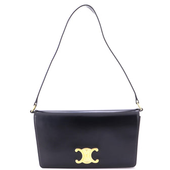 Celine Trapeze Triomphe Shoulder Bag Smooth Calfskin