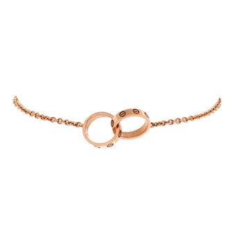 Cartier Love Interlocking Bracelet 18K Rose Gold