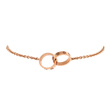 Cartier Love Interlocking Bracelet 18K Rose Gold