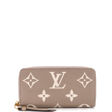 Louis Vuitton Zippy Wallet Bicolor Monogram Empreinte Giant
