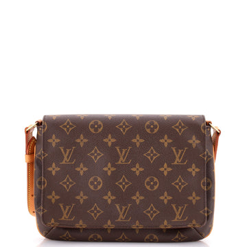 Louis Vuitton Musette Tango Handbag Monogram Canvas