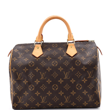 Louis Vuitton Speedy Handbag Monogram Canvas 30
