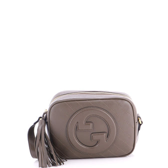 Gucci Blondie NM Camera Shoulder Bag Diagonal Quilted Leather Small