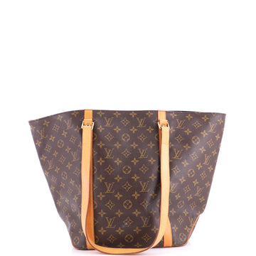 Louis Vuitton Shopping Sac Handbag Monogram Canvas MM