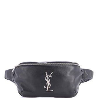 Saint Laurent Classic Monogram Belt Bag Leather