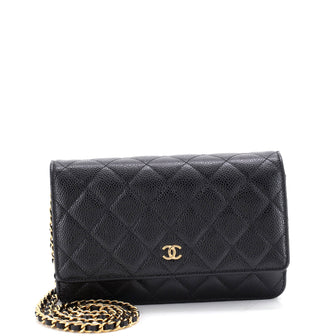 Chanel Wallet on Chain Quilted Caviar