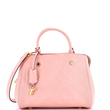 Louis Vuitton Montaigne Handbag Monogram Empreinte Leather BB