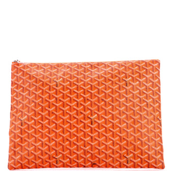 Goyard Senat Zip Pouch Coated Canvas GM