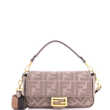 Fendi Baguette NM Bag Zucca Embroidered Canvas Medium