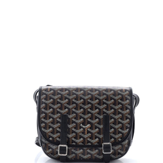 Goyard Belvedere Messenger Bag Coated Canvas with Leather PM