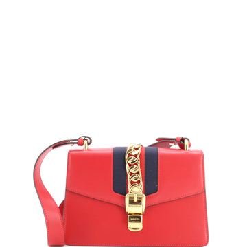 Gucci Sylvie Shoulder Bag Leather Small