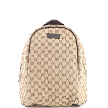 Gucci Zip Around Travel Backpack GG Canvas